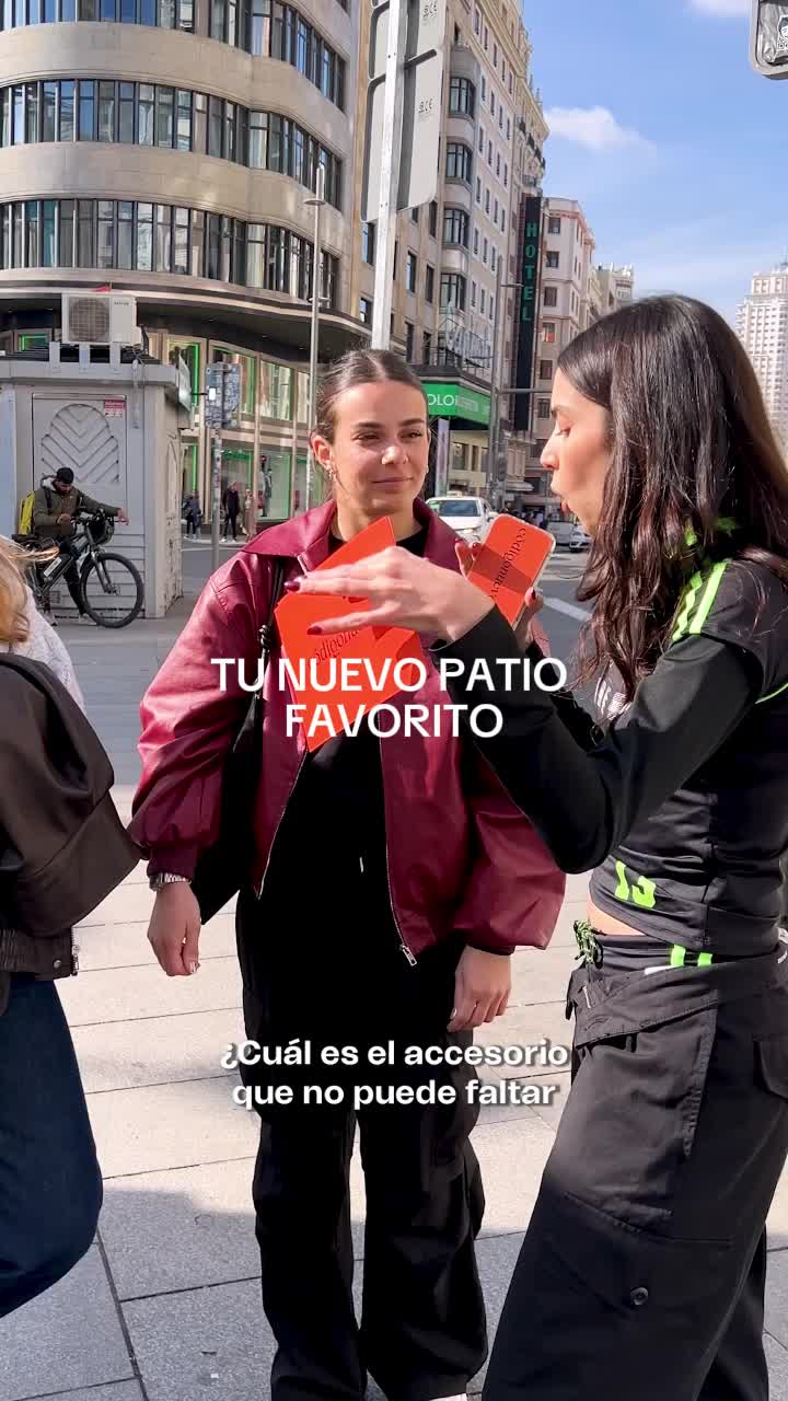 TikTok post by @codigonuevo for Zalando. Caption reads: 📍 Sábado 22, Madrid. Moda, música y cultura en El....