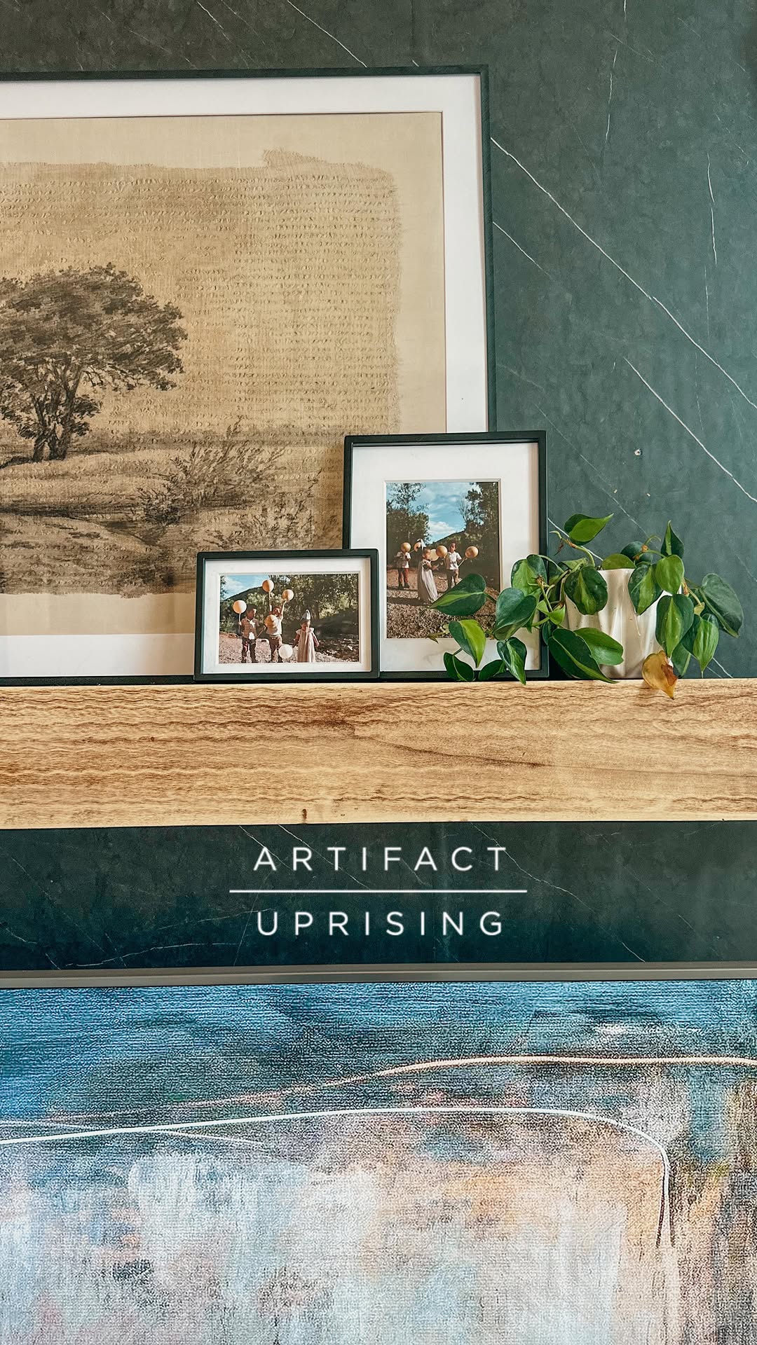 Instagram post by @bellistonfamily for Artifact Uprising. Caption reads: Loving how @artifactuprising has so many ways for....