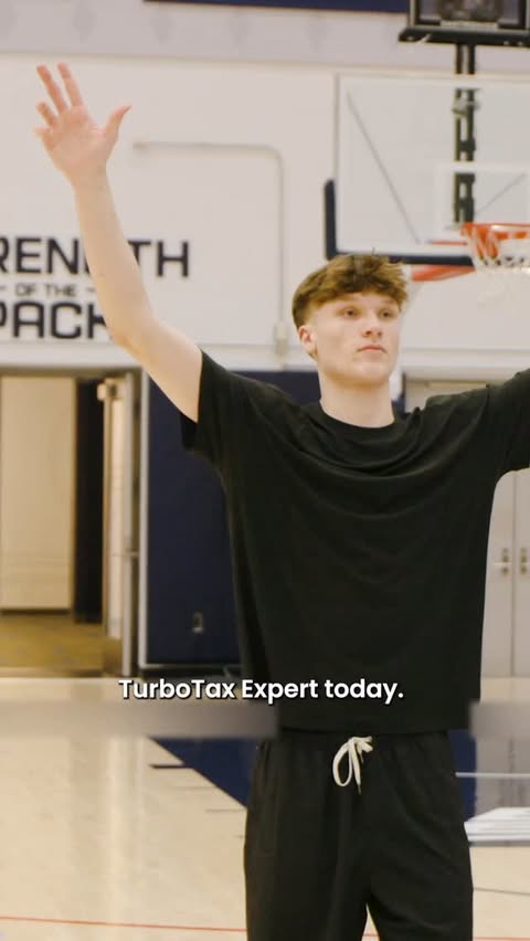 Instagram post by @bmull24 for Intuit TurboTax. Caption reads: Built for clutch moments 👌 File with @turbotax by....