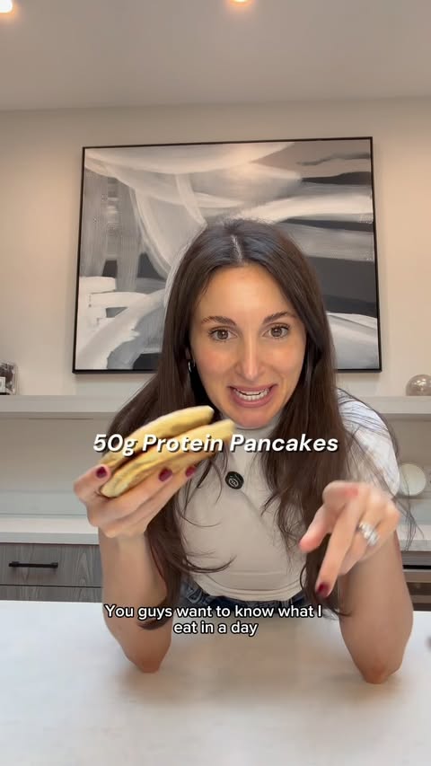 Instagram post by @corporatenatalie for SoFi. Caption reads: [...] stop eating these 🥞I’m the official @sofi....