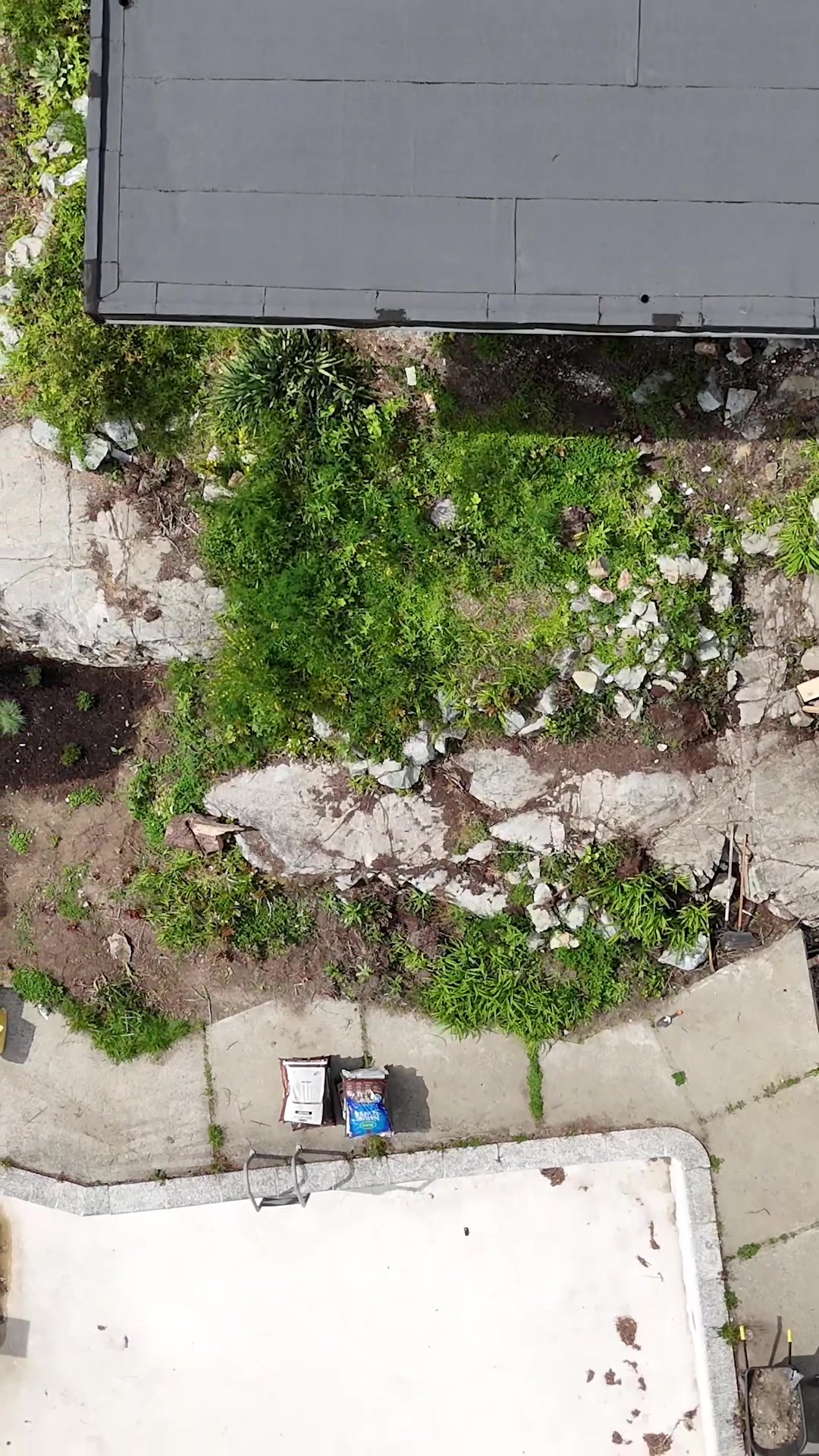 TikTok post by @jenna_phipps for Supercell. Caption reads: We made some mistakes with the backyard.. luckily....