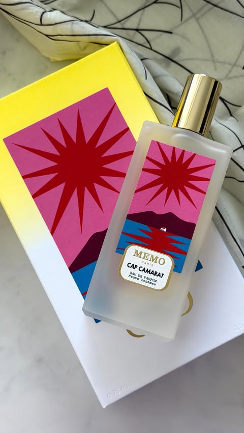 Instagram post by @myscentales for Memo Paris. Caption reads: [...] and coastal theme. [creamy vanilla~memo....