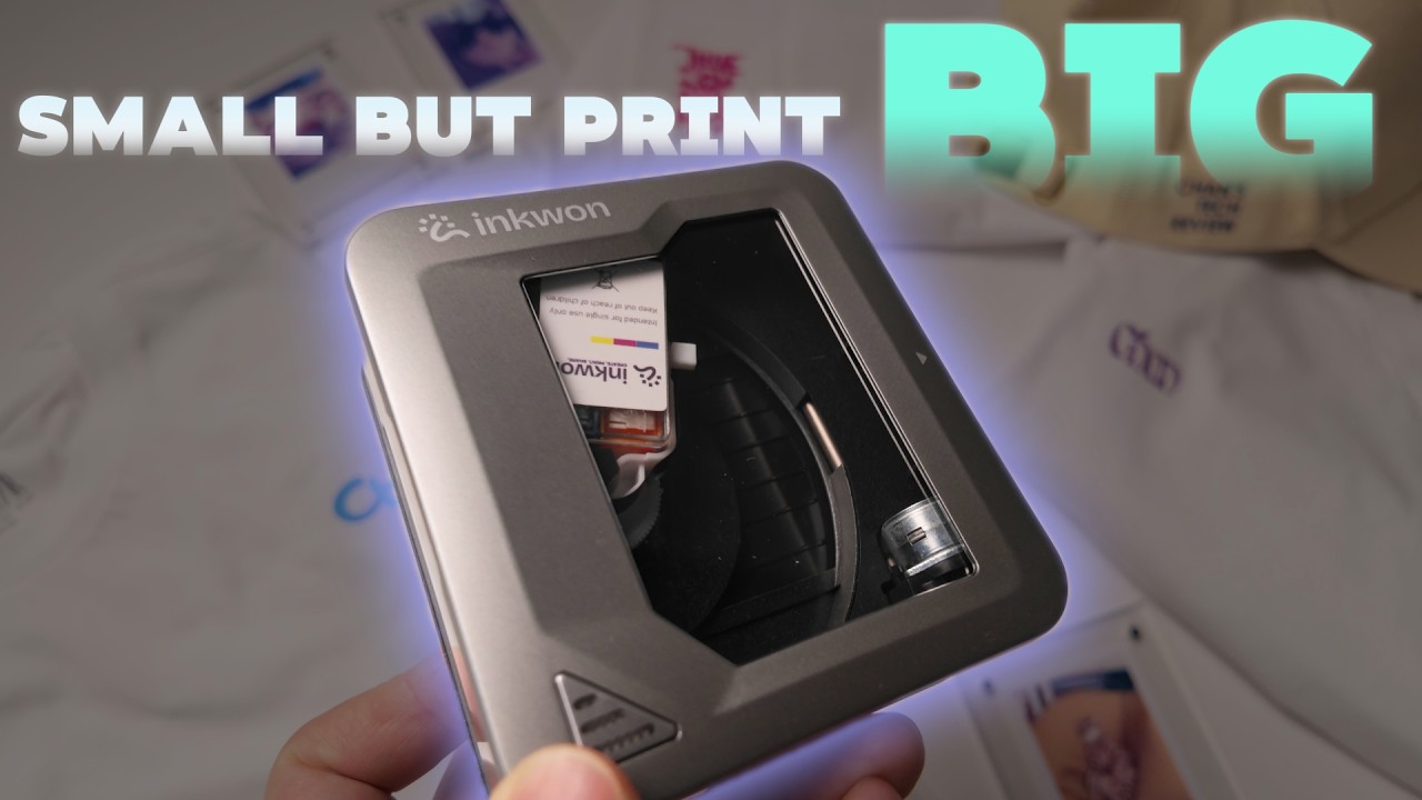 YouTube post by @Chanstechreview for Leroy’s Blend. Caption reads: I Tested the World’s Smallest Pocket Inkjet....