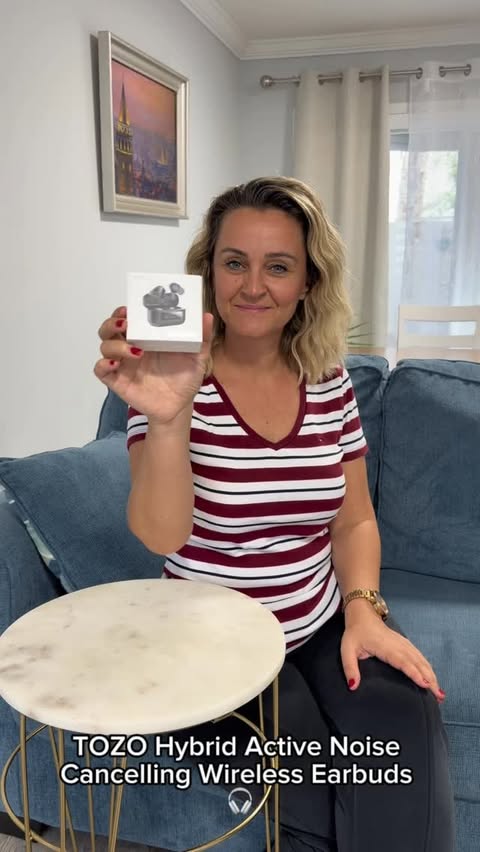 Instagram post by @americanlifeugc for TOZOSTORE. Caption reads: TOZO Hybrid Active Noise Cancelling Wireless....