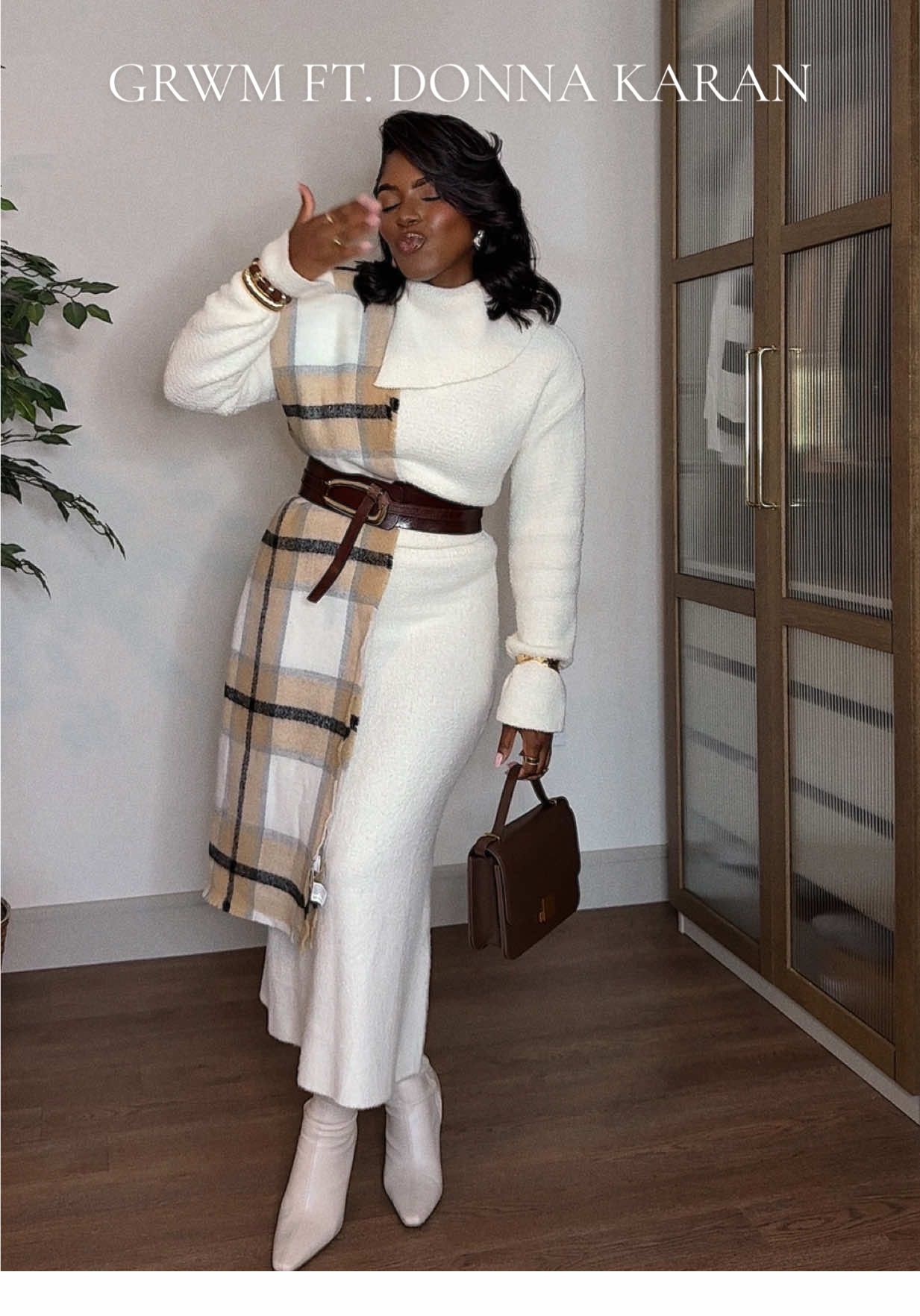 TikTok post by @idesign8 for Donna Karan. Caption reads: [...] jasmine and warm sandalwood in the @Donna....