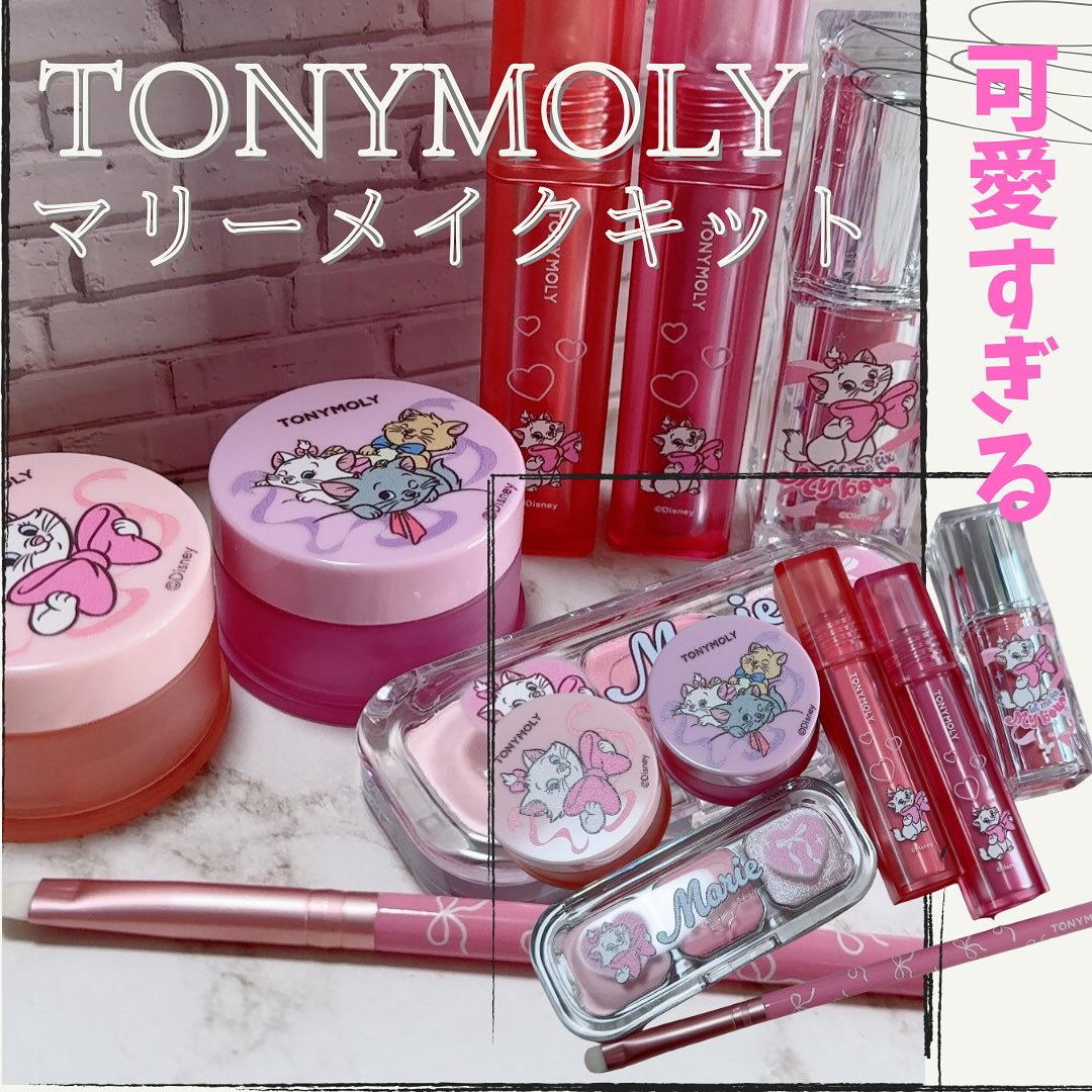 Instagram post by @maki6812 for Tonymoly. Caption reads: @tonymoly @tonymoly.jp_official....