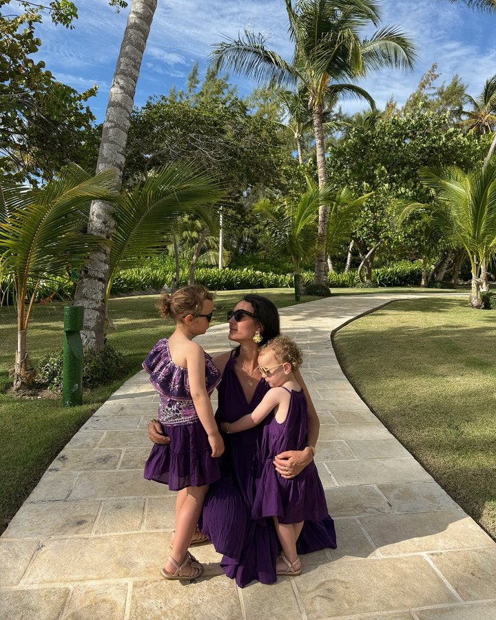 Instagram post by @lilylovesfashion for Petite Mendigote. Caption reads: My Perfect match 🌸 with @petitemendigote 
Sous....