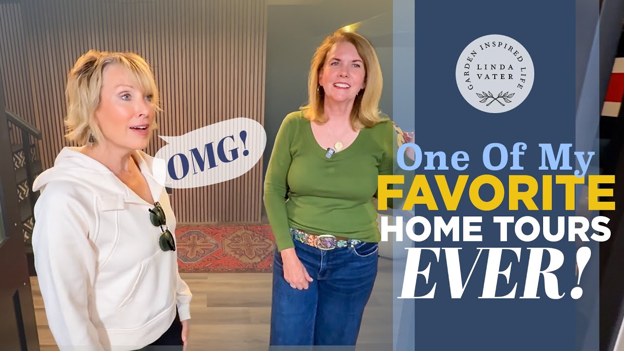 YouTube post by @LindaVater for Zazzle. Caption reads: So Many Takeaways From This INCREDIBLE Home Tour....