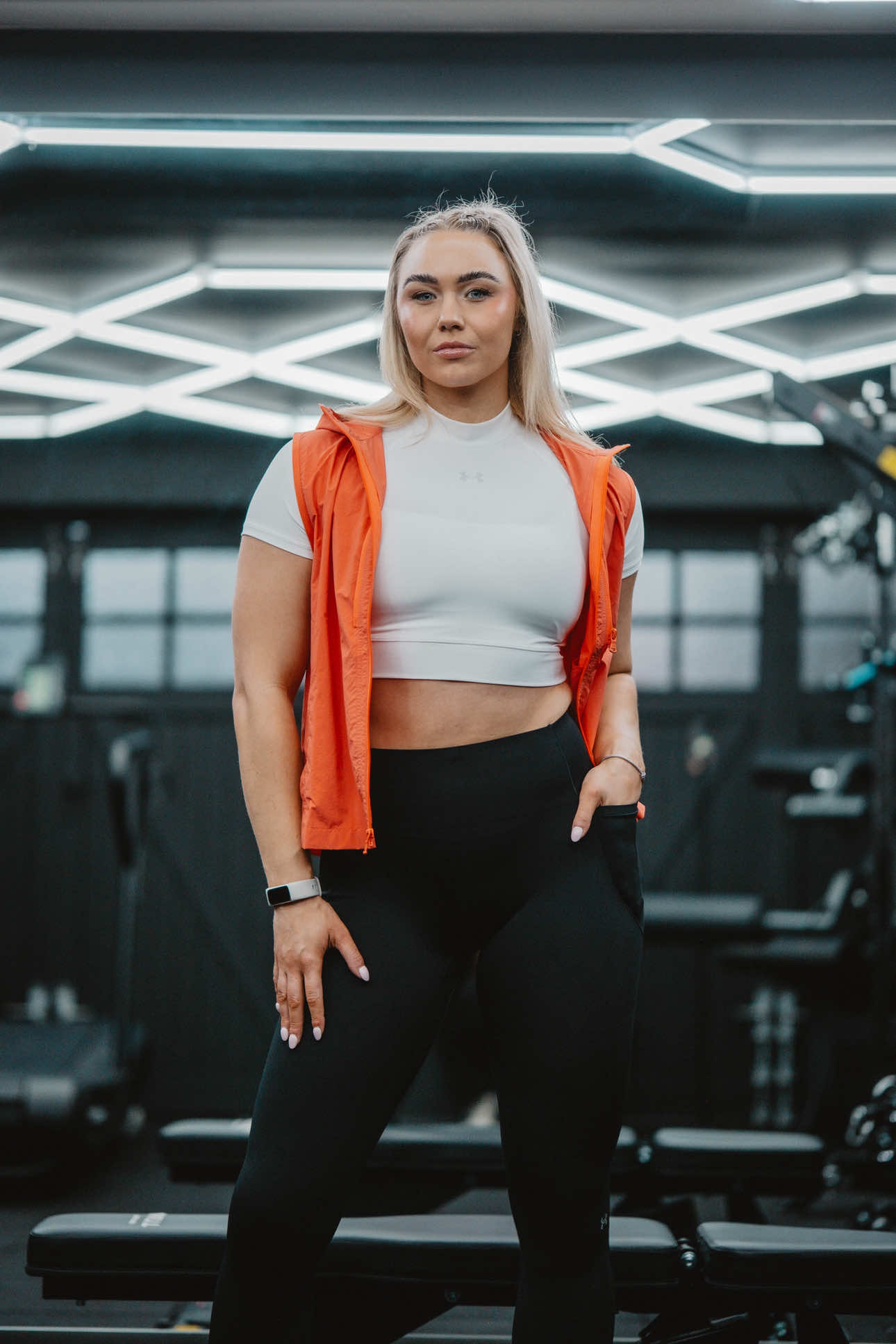 TikTok post by @livisheldon for Under Armour. Caption reads: [...] do, but when things get tough, the @Under....