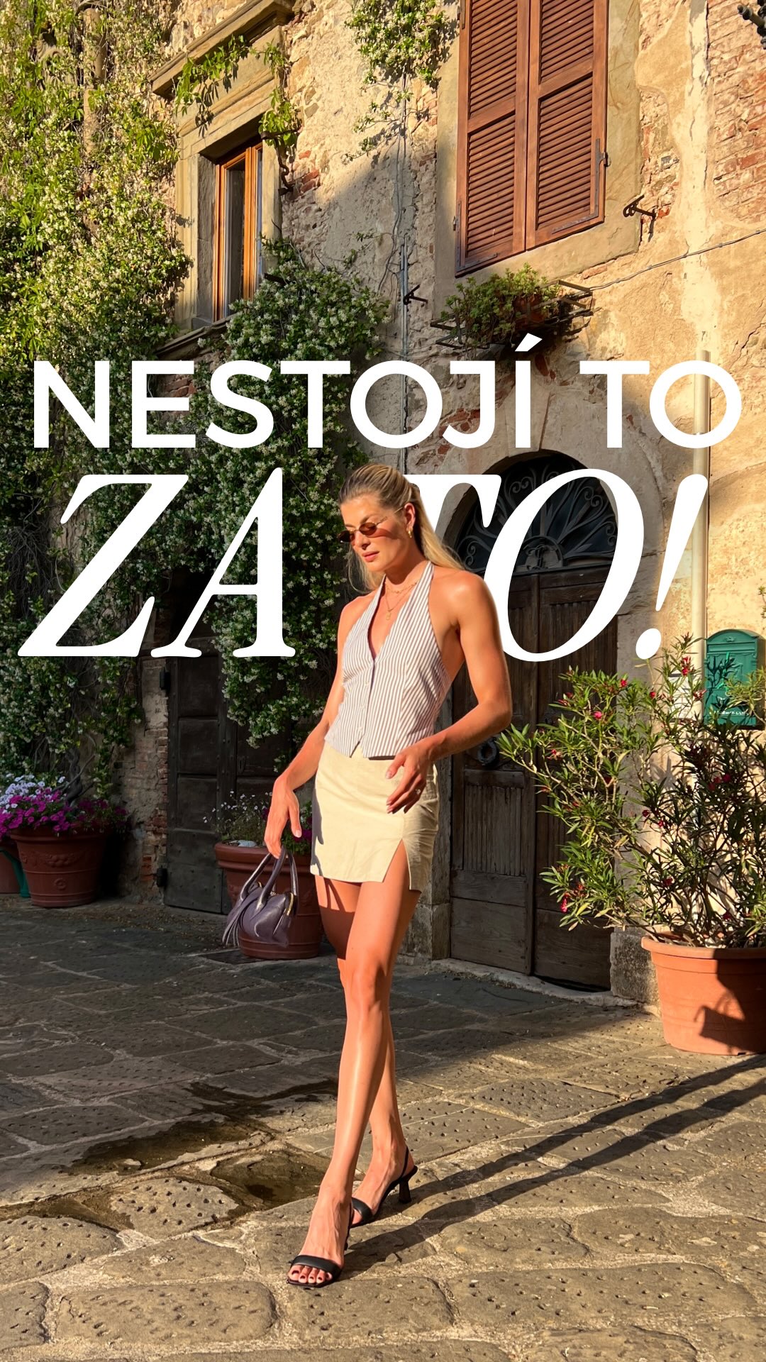 Instagram post by @dminikah for Journi. Caption reads: ⚠️ Ak máš čo i len nápad navštíviť Toskánsko,....