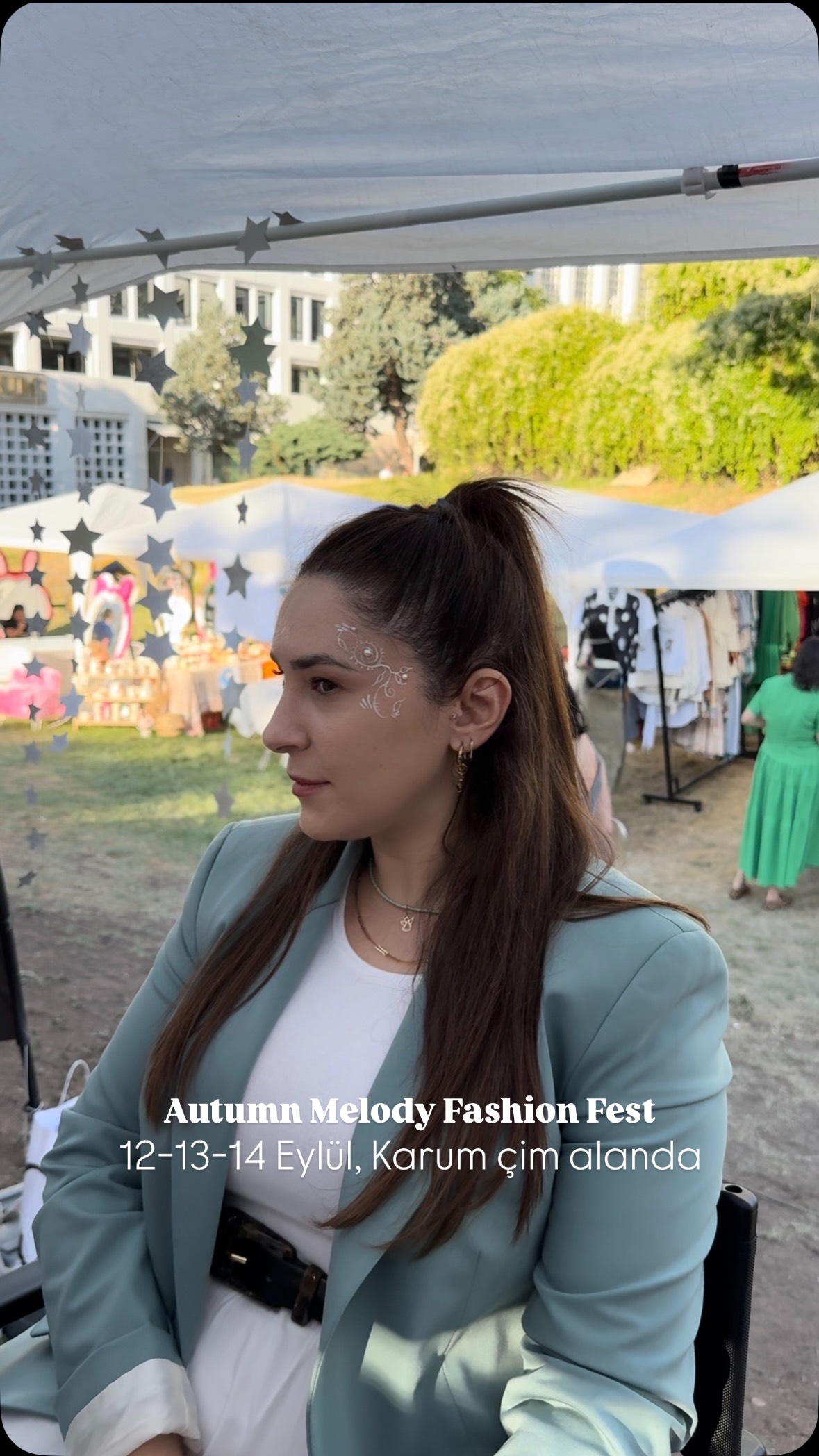 Instagram post by @cerentiryaki for Yves Rocher. Caption reads: Ankara’da Eylül’ün en keyifli etkinliklerinden....