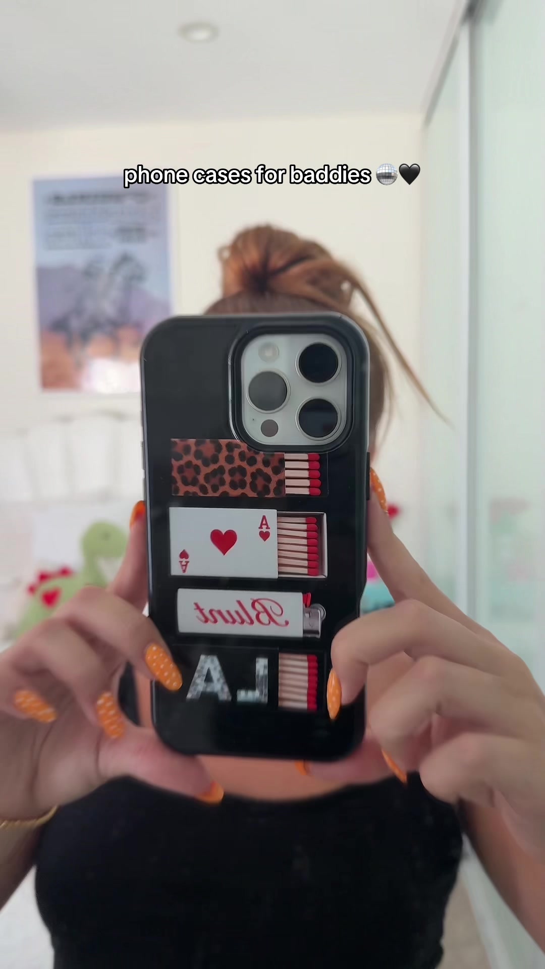 TikTok post by @bellasbabes1 for Blunt Cases. Caption reads: guys…. @Blunt Cases is where it’s at 😫💋 .