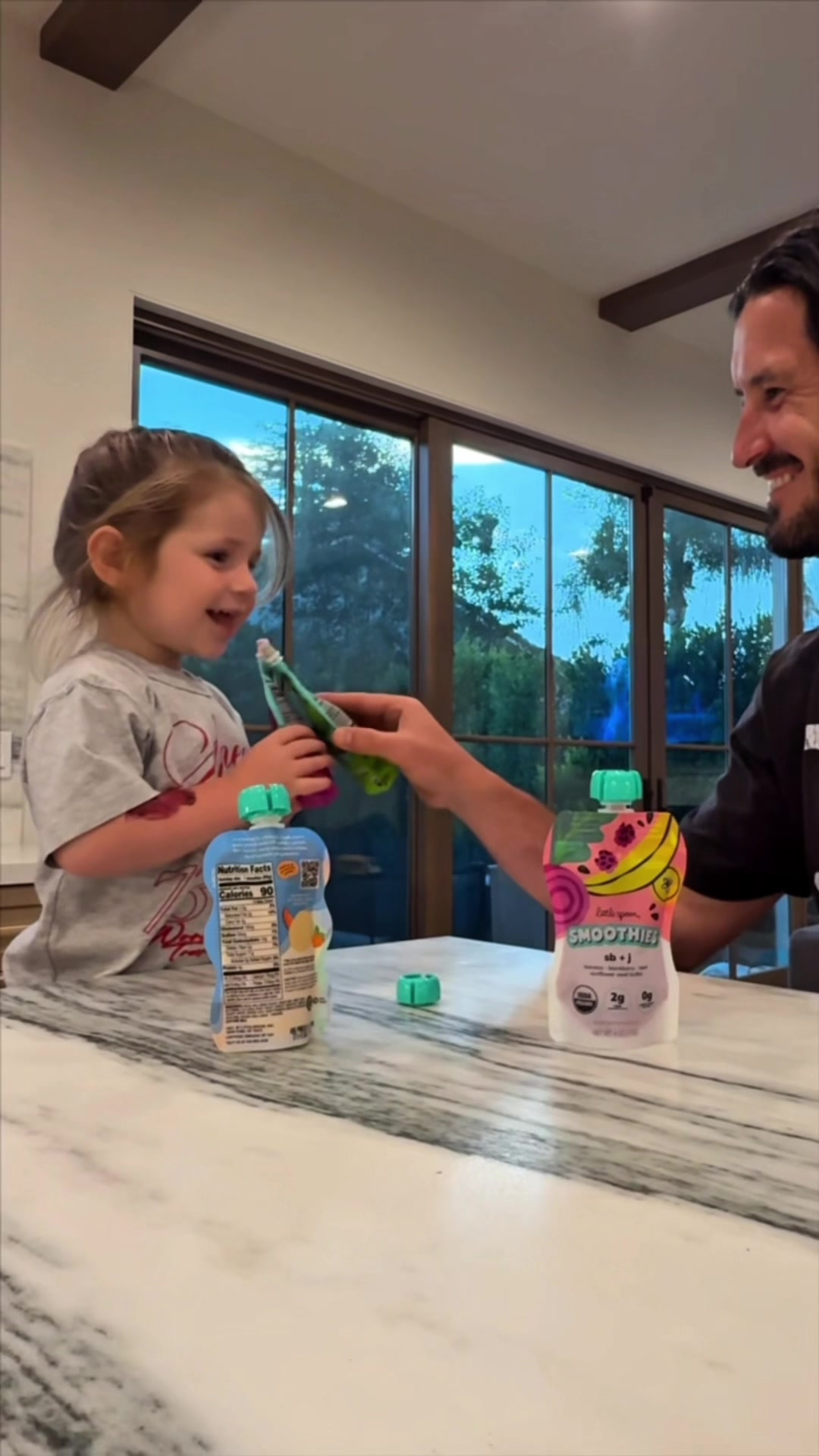 TikTok post by @valentinchmerkovskiy for Little Spoon. Caption reads: sharing is caring @Little Spoon....