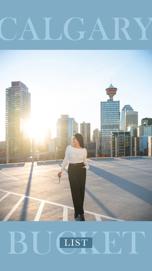 Instagram post by @mysuitcasejourneys for Tourism Calgary. Caption reads: [...] came back from an amazing trip with....