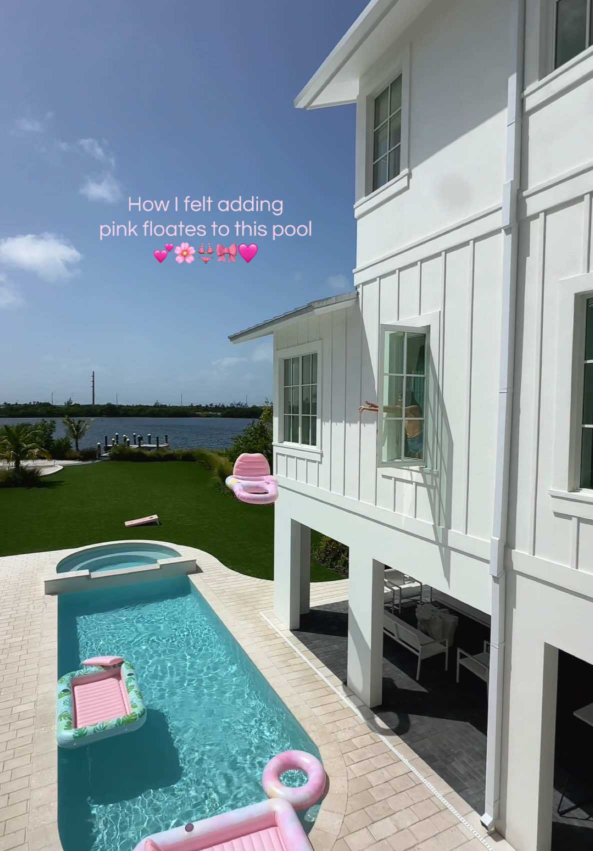 TikTok post by @delisi.co for SLOOSH. Caption reads: @SLOOSH completed the BARBIE DREAMHOUSE VIBE!....