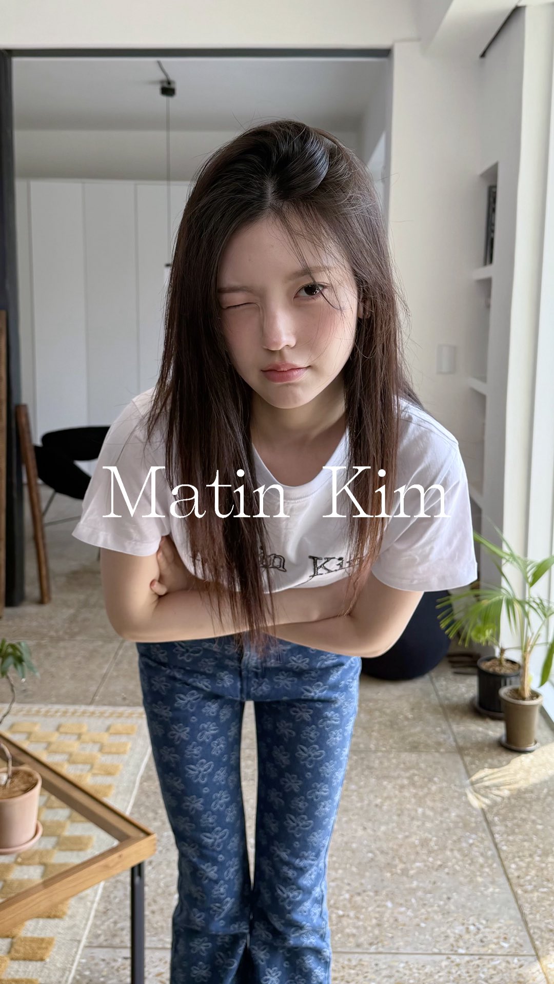 Instagram post by @kplus__official for MatinKim. Caption reads: Matin X
Share your Matin
@matinkim_magazine

마뗑킴의....