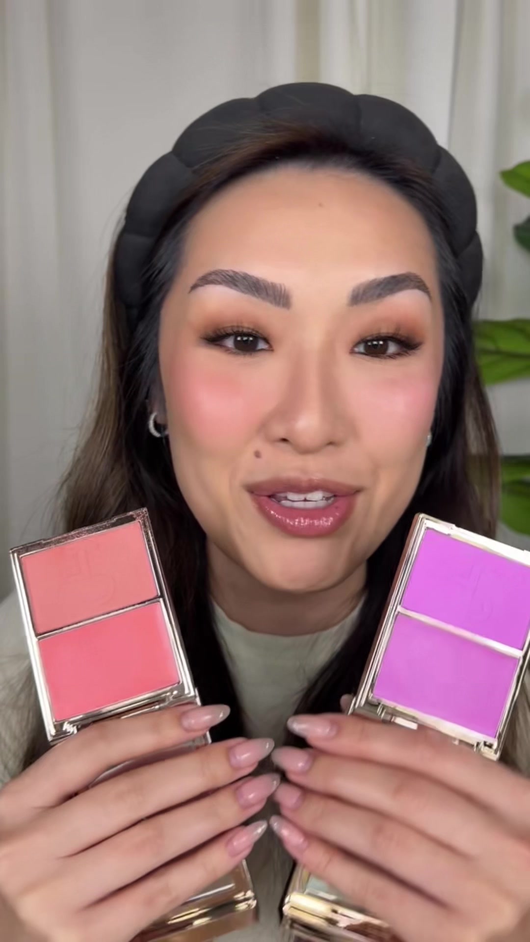 TikTok post by @greeneggsandglam for Patrick Ta. Caption reads: [...] available on 1/12 on the @Patrick Ta Beauty....