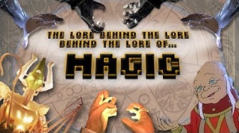 YouTube post by @bunnyhopshow for AdamAndEve.com. Caption reads: The Lore Behind the Lore Behind the Lore of RPG....