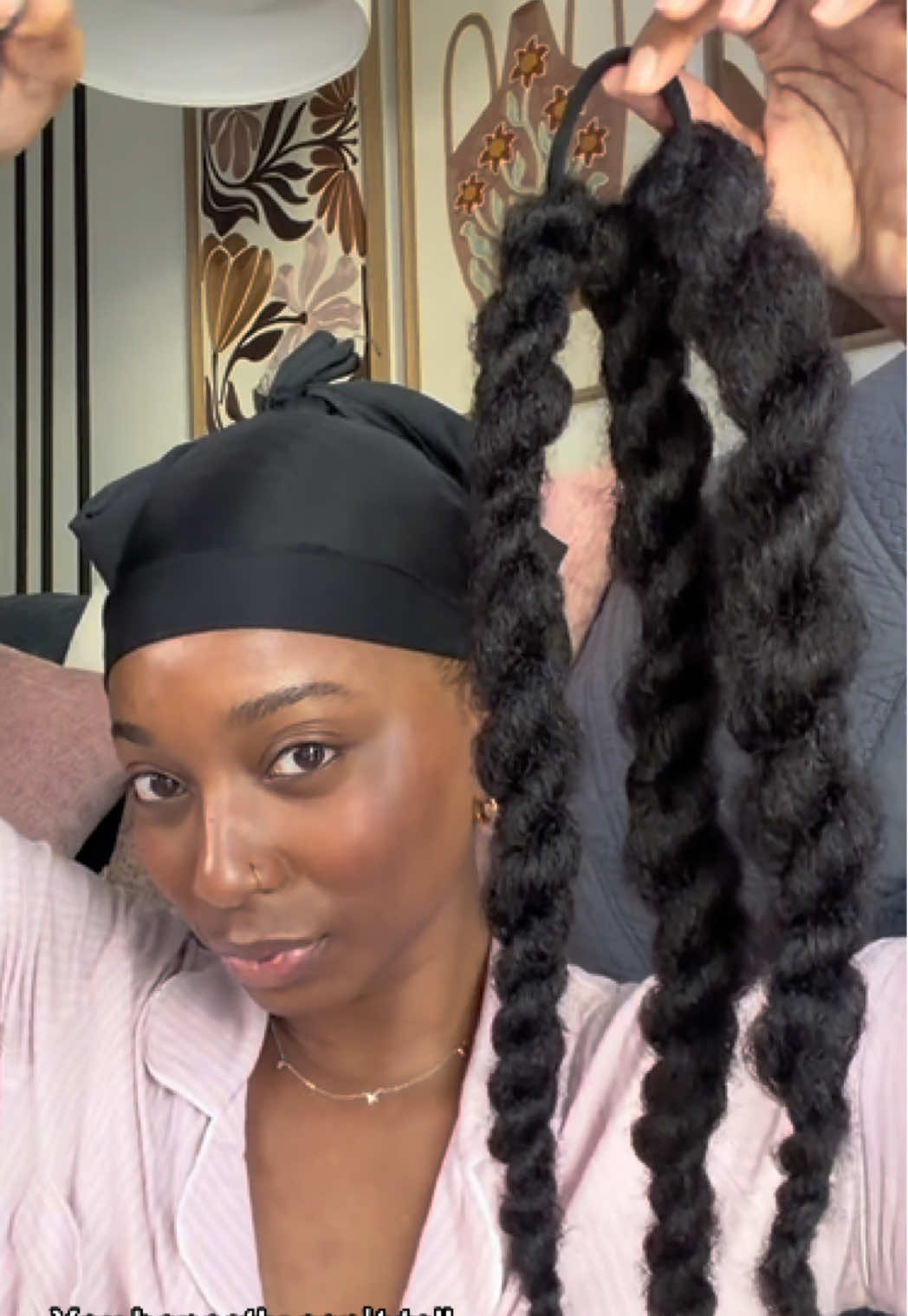 TikTok post by @practicallypoised for Style Icon Hair. Caption reads: [...] hair, but more interesting 😜🙌🏾 @Style....