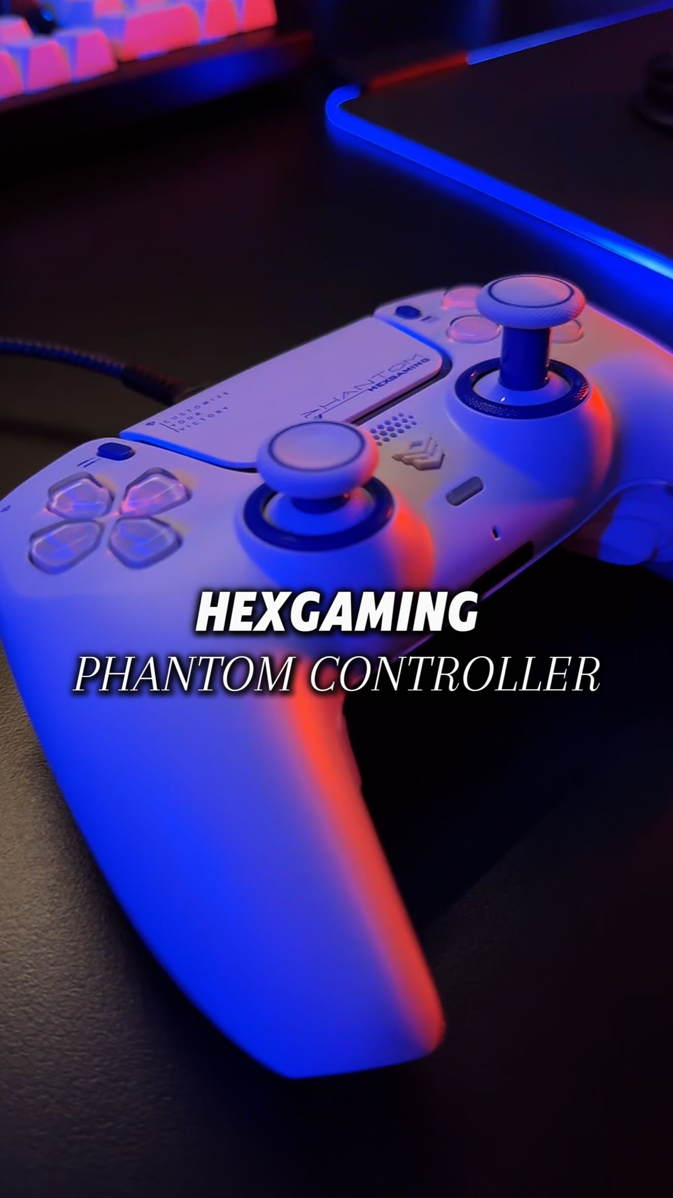 Instagram post by @deanwethers for HexGaming. Caption reads: [...] Use my code DEANWETHERS for 5% off 🔗....