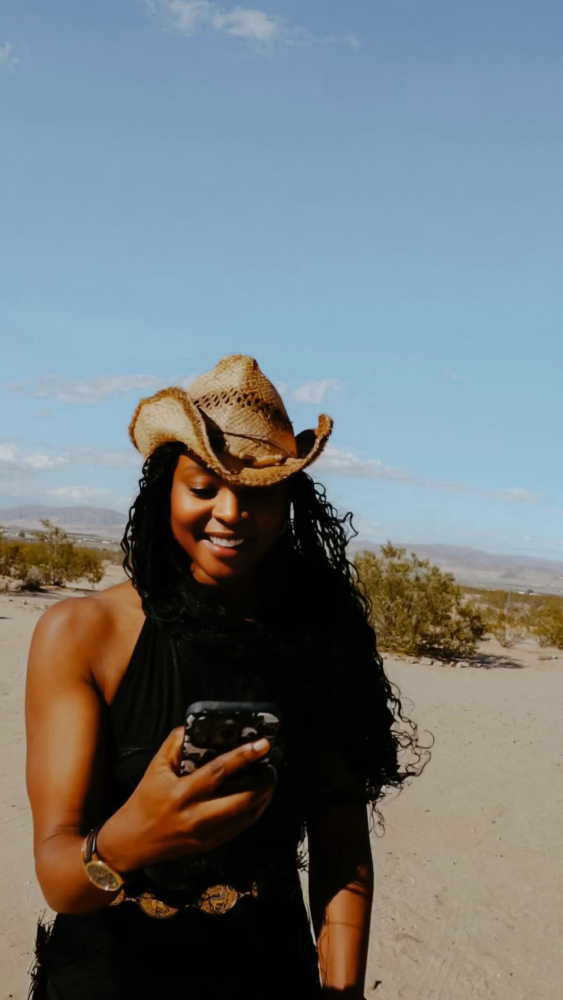Instagram post by @drea_wheeler for Otterbox. Caption reads: #ad I showed up, I danced hard, I dropped my phone....