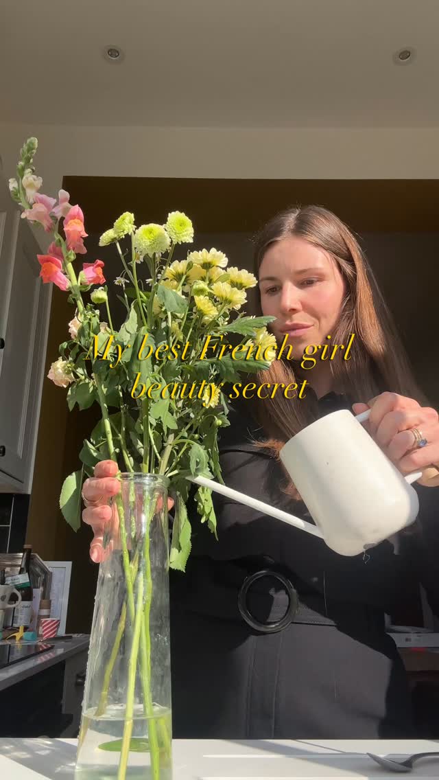 Instagram post by @manonlagreve for Aroma-Zone. Caption reads: ad 🇫🇷 My best French beauty secret is out and....