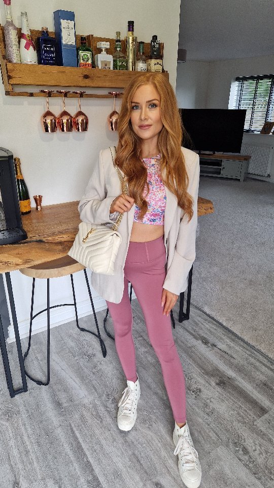 Instagram post by @michaelaleann_ for LOVALL. Caption reads: Happy Bank Holiday lovelies 💕

Here's some outfit....