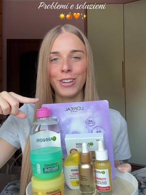 TikTok post by @valentina_cesati for garnieritalia. Caption reads: @garnieritalia @lorealparisit #garnier #skincare....
