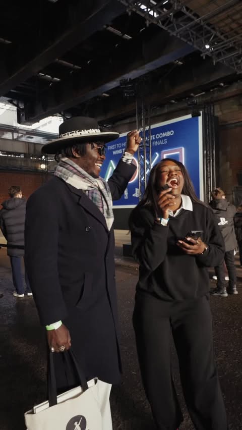 Instagram post by @anitaabayomi_ for PlayStation. Caption reads: [...] icon, you name the connection 🔗👀....