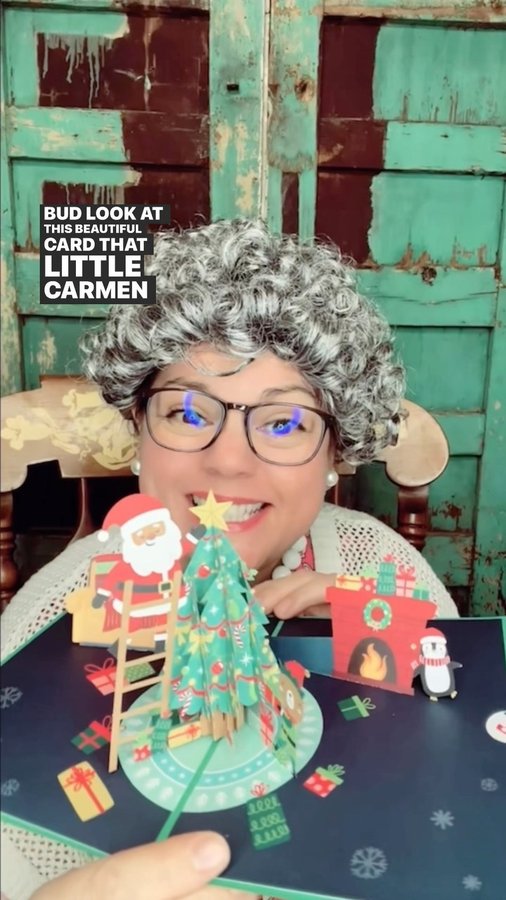 Instagram post by @carmenqgollihar for Lovepop. Caption reads: Show your love @lovepop #ad Use Code....