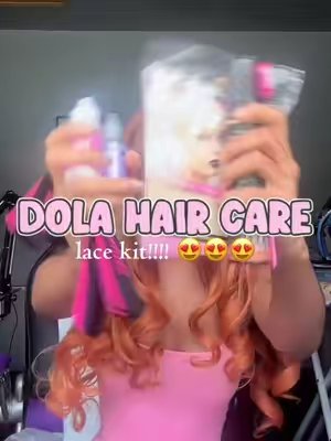 TikTok post by @siennadollie for DOLAHAIRCARE. Caption reads: [...] 😍🥰 don’t sleep on this boo !!!....