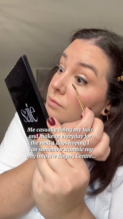 Instagram post by @lovezoepotter for Cheekbone Beauty. Caption reads: [...] code to save $ LOVEZOE *affiliate....