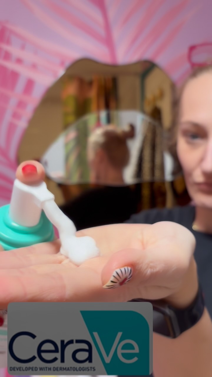 Instagram post by @aggielang for CeraVe UK&I. Caption reads: AD| @ceraveuki @cerave 

Let it foam! What a....