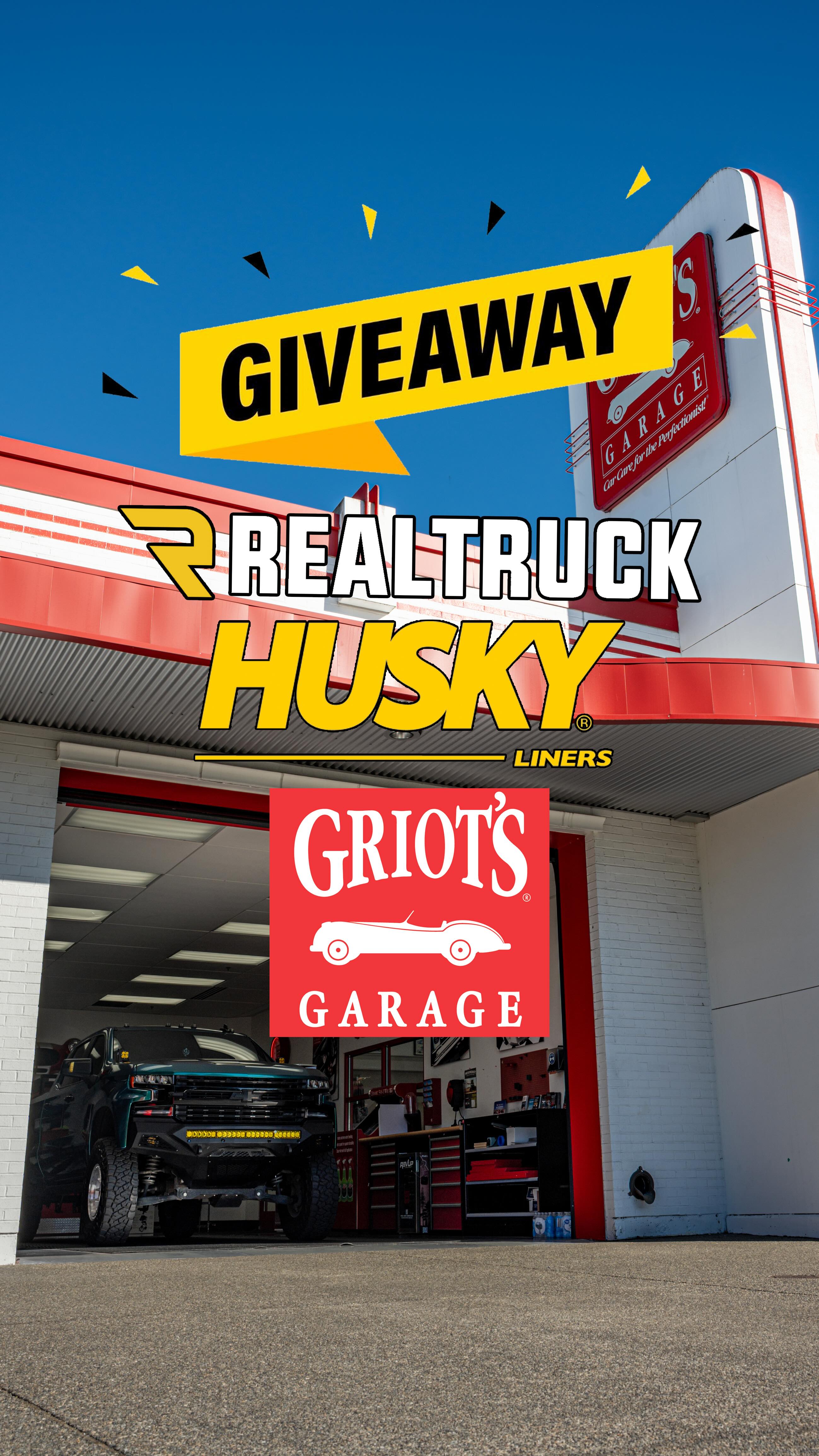 Instagram post by @purez71 for RealTruck. Caption reads: 🚨Giveaway time!🚨I've teamed up with @realtruck,....