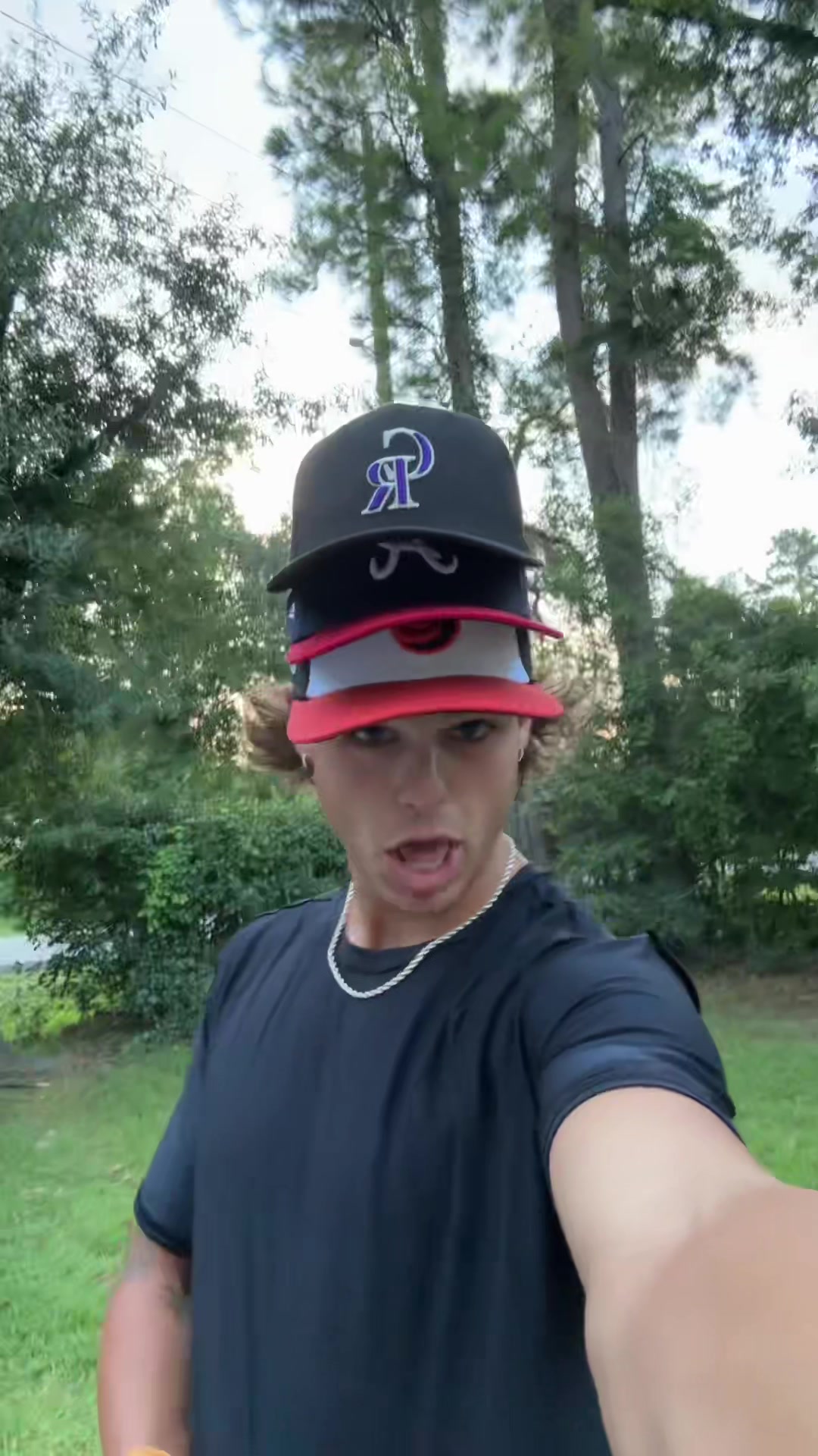 TikTok post by @kjack for New Era Cap. Caption reads: Shout out to @neweracap for the new drip, the hat....