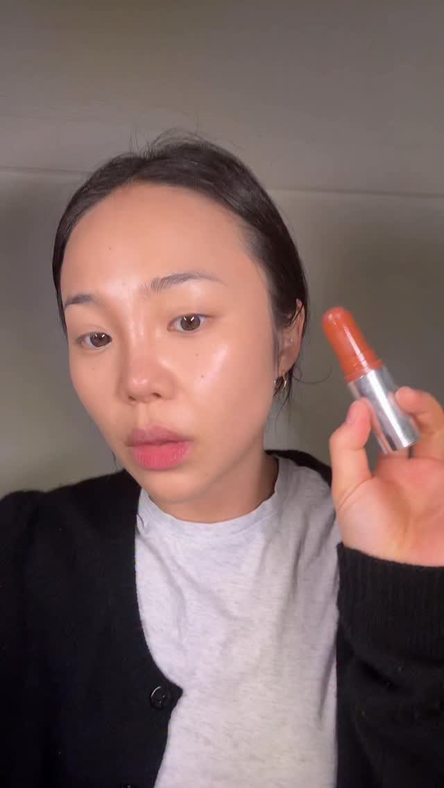 Instagram post by @immbunny for Haus Labs. Caption reads: @hauslabs glassy cinnamon for medium warm skin....