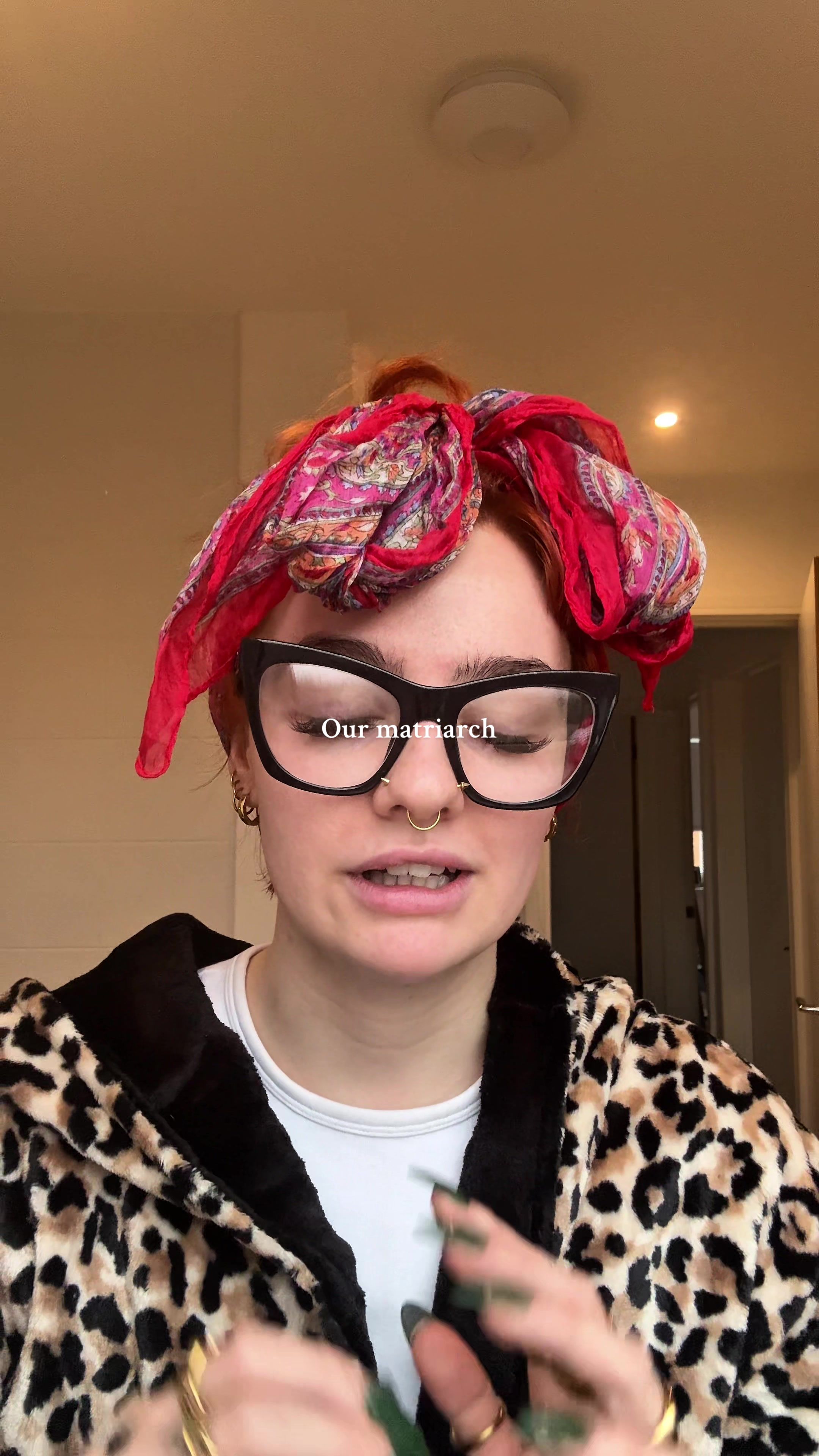 TikTok post by @ayupwithmads for Selfridges. Caption reads: My biodegradable diva queen ⭐️✨  @Selfridges “felt....