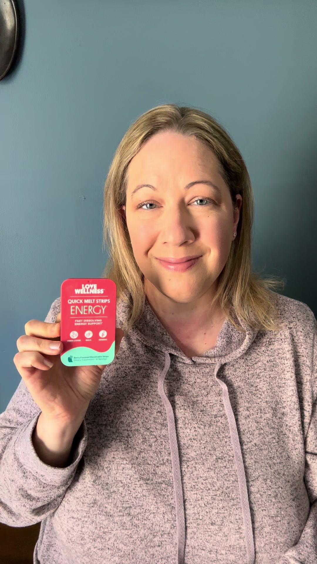 TikTok post by @highclassheather for Love Wellness. Caption reads: [...] These quick melt strips @lovewellness....