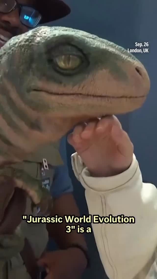 Instagram post by @jurassicyourworld for Jurassic World. Caption reads: Fans of “Jurassic World” got a hands-on experience....