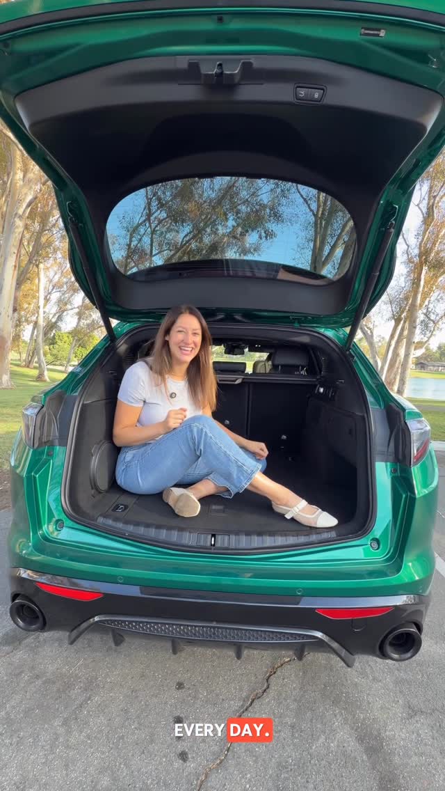 Instagram post by @mobile_mama_reviews for Autotrader. Caption reads: Late nights on the town are out and daily thrill....