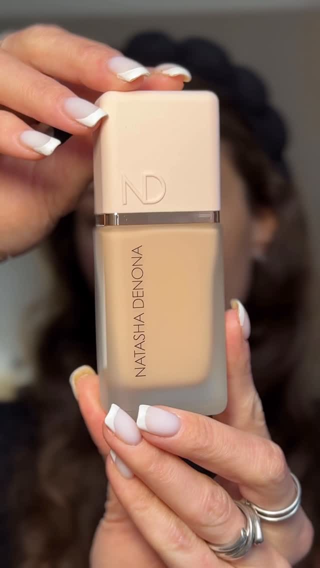 Instagram post by @mur.mur_style for Beautytap. Caption reads: ✨ Meet the new Natasha Denona HYGLAM Foundation –....