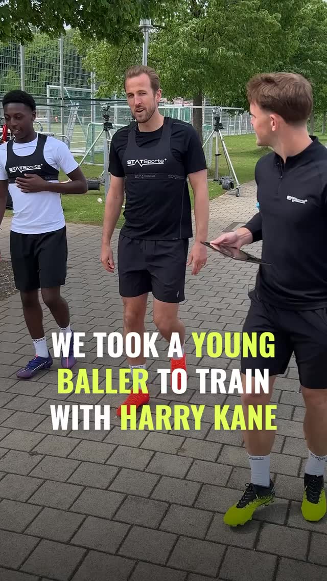 Instagram post by @tonsser_uk for statsports. Caption reads: Imagine the feeling of getting to train 1-2-1 with....