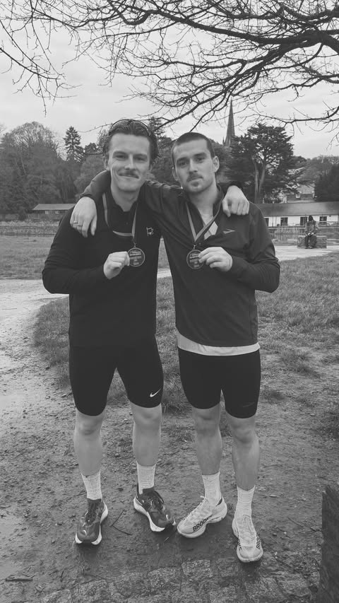 Instagram post by @harrisondavis23 for Brooks Running. Caption reads: [...] there. Full running fit is of course....