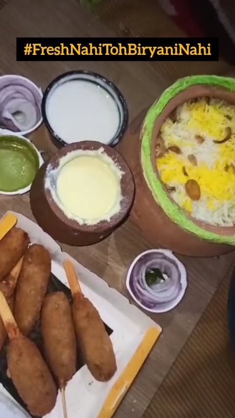 Instagram post by @ektarajput531 for Biryani By Kilo. Caption reads: [...] 🔥 Next time you crave biryani, try Biryani....