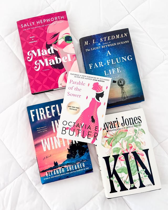 Instagram post by @amy_alwaysreading for Alfred A. Knopf. Caption reads: ✨Friday Favs—First Quarter Edition Many thanks to....