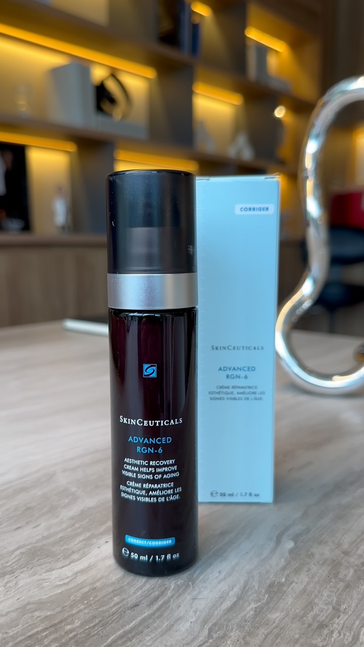 Instagram post by @doctorbgh for SkinCeuticals. Caption reads: Advanced RGN-6 ha llegado para revolucionar tu....