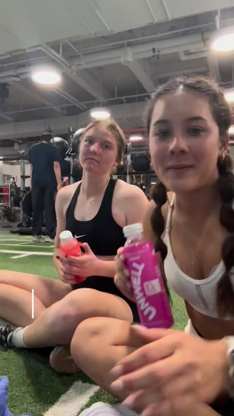 Instagram post by @lexy_nakamoto for Unwell Hydration. Caption reads: Running A Double Hyrox With No Training! ft.....