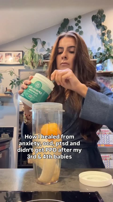Instagram post by @healingfromtheinsidenout for Vimergy. Caption reads: Drinking this daily, truly I felt the panic....