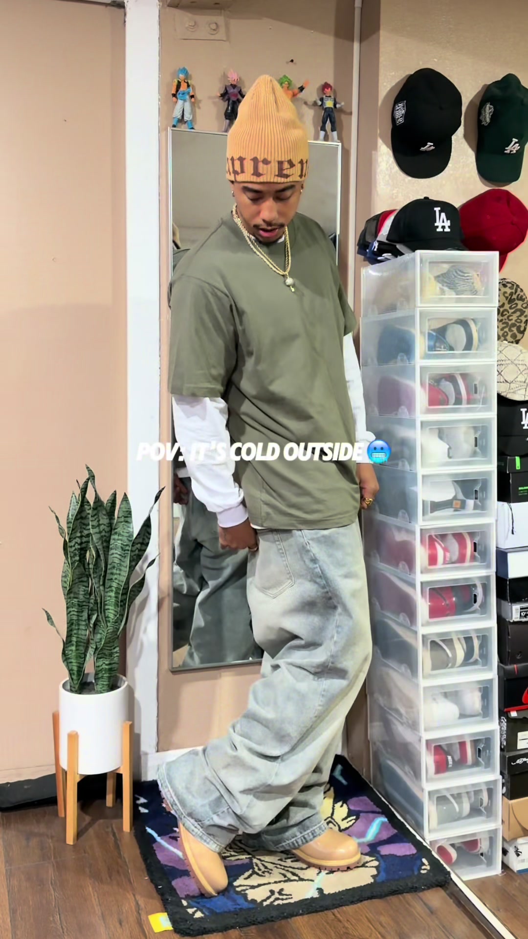 TikTok post by @a_j_a_u_n for ThreadBeast. Caption reads: The coziest with @ThreadBeast   #ThreadBeast.