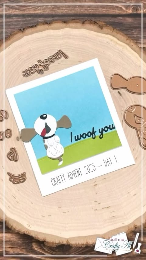 Instagram post by @callmecraftyal for Spellbinders Paper Arts. Caption reads: Day 1 Gift & Project - Spellbinders 2025 Crafty....